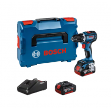 BOSCH GSR 18V-90 C gręžtuvas - suktuvas 2x5 Ah L-Boxx
